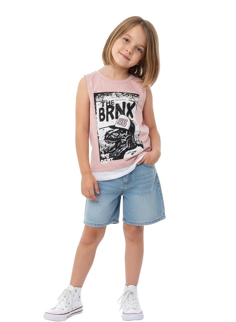 WiNi BEE Toddler Tank Top - Sleeveless Shirt with Dinosaur Print for Kids 2-6 Years, Unisex Summer Graphic Tee for Boys Girls - Image 4